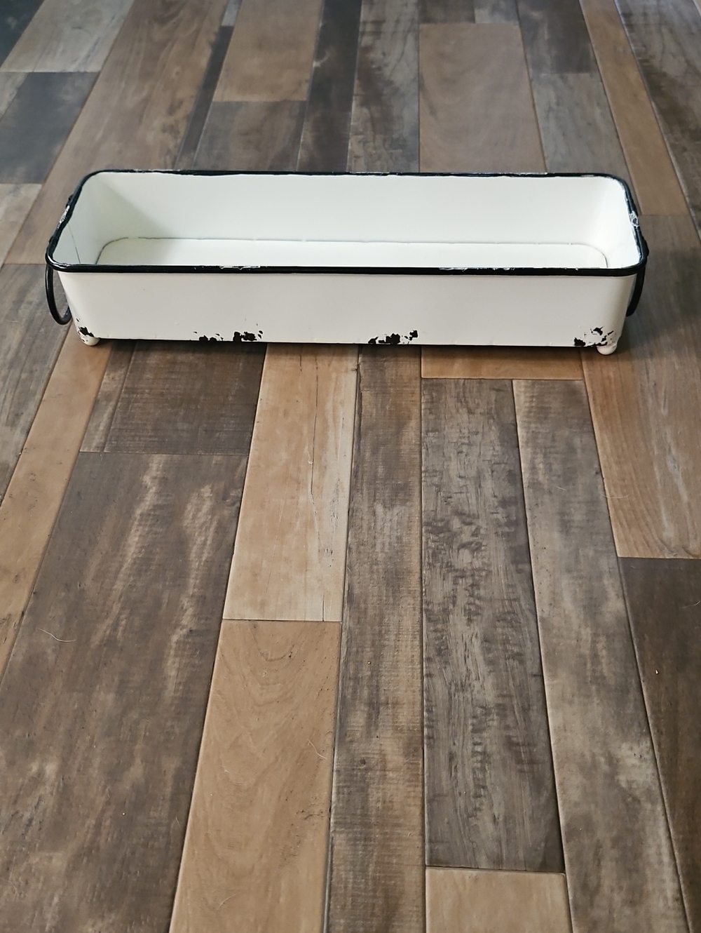 Creative Co-Op Decorative Rectangle Distressed Metal Tray